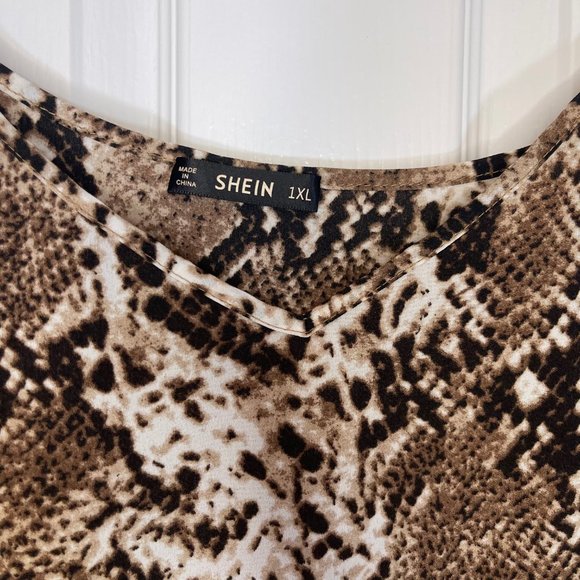 Animal Snake Skin Cami Tank Top 1X - Picture 7 of 13